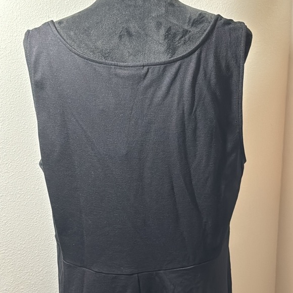 Torrid black illusion mesh skater dress Sz 2X sleeveless little black dress new - Picture 6 of 9